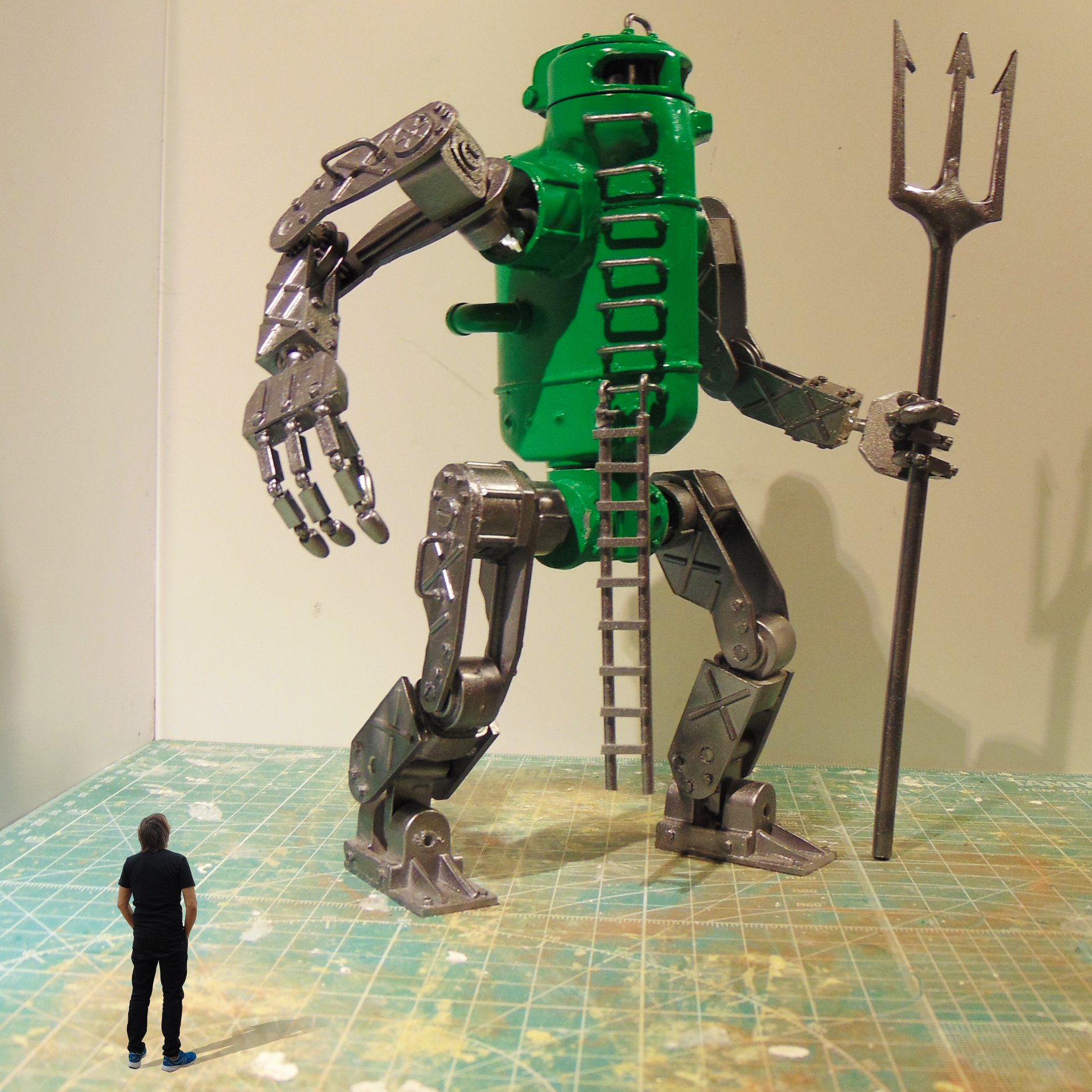Making Off Robot verde